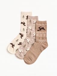 Набор зимних носков (3 пары в комплекте) ZOLLA