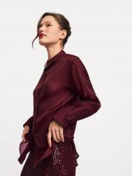 Полупрозрачная рубашка из органзы ZOLLA