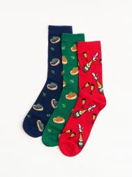 Новогодний набор носков (3 пары в комплекте) ZOLLA