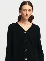 Вязаный короткий кардиган на пуговицах ZOLLA