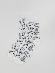 Высокие носки с принтом ZOLLA