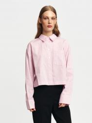 Укороченная рубашка из хлопка ZOLLA