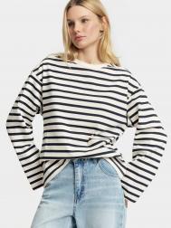 Лонгслив-тельняшка из хлопка в полоску ZOLLA