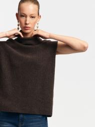 Вязаный трикотажный топ с горлом ZOLLA