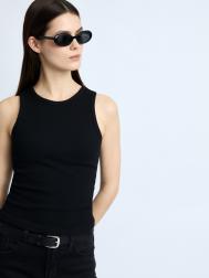 Трикотажный топ-майка без рукавов ZOLLA