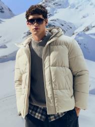 Тёплая стёганая куртка с капюшоном ZOLLA