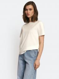 Футболка из хлопка однотонная ZOLLA