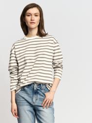 Лонгслив-тельняшка из хлопка в полоску ZOLLA