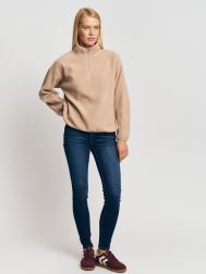 Джинсы силуэта Skinny с высокой посадкой ZOLLA