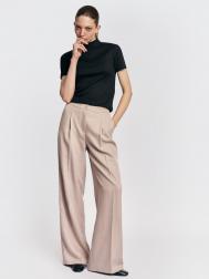 Прямые брюки на резинке со стрелками ZOLLA