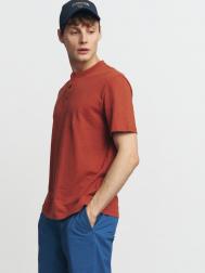 Футболка хенли из хлопка ZOLLA