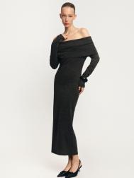 Вязаное платье-джемпер с открытыми плечами ZOLLA