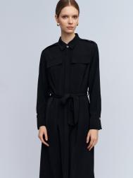 Платье-рубашка миди с поясом ZOLLA