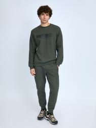 Трикотажные брюки-джоггеры в спортивном стиле ZOLLA