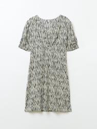 Платье длины мини с вырезом и принтом ZOLLA