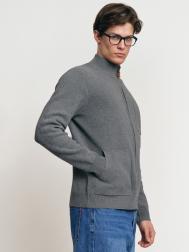 Вязаная толстовка на молнии с воротником ZOLLA