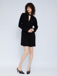 Платье длины мини с чокером и вырезом ZOLLA