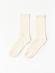 Высокие носки с оборкой ZOLLA