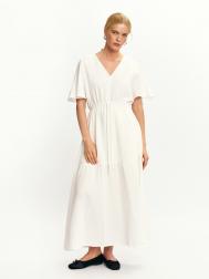 Ярусное платье длины макси с вырезом ZOLLA