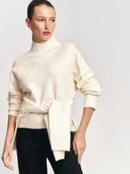 Вязаный свитер с воротником-стойкой ZOLLA