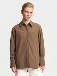 Рубашка прямого фасона с длинным рукавом ZOLLA