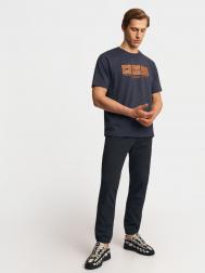 Брюки-джоггеры из хлопка на резинке ZOLLA