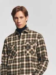 Рубашка в клетку с нагрудными карманами ZOLLA