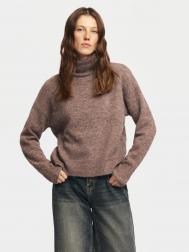 Вязаный свитер с горлом и шерстью ZOLLA