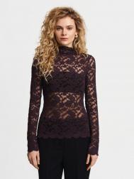 Кружевной лонгслив с длинным рукавом ZOLLA