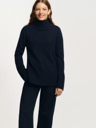 Вязаный свитер с воротником-стойкой ZOLLA