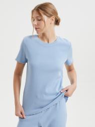 Футболка из хлопка с оборками ZOLLA