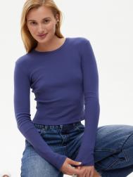 Короткий лонгслив из хлопка ZOLLA