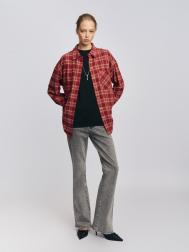 Джинсы силуэта Bootcut со средней посадкой ZOLLA