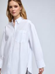 Рубашка свободного удлинённого силуэта оверсайз ZOLLA