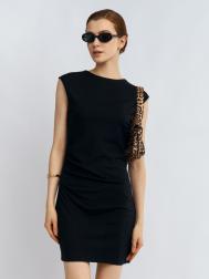 Платье без рукавов с драпировкой ZOLLA