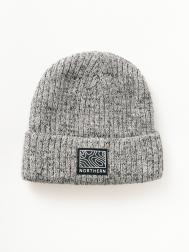 Вязаная шапка-бини с экомехом ZOLLA