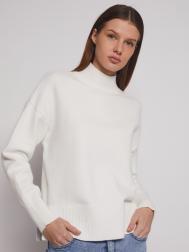 Однотонный свитер с горлом ZOLLA