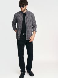 Рубашка из хлопка с узором в клетку ZOLLA