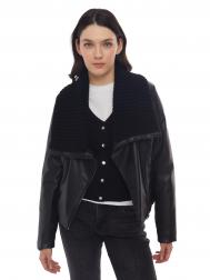 Утеплённая куртка-косуха из экокожи на синтепоне ZOLLA