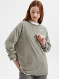 Лонгслив оверсайз с варёным эффектом ZOLLA