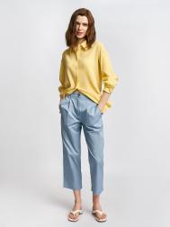 Брюки фасона Carrot из хлопка ZOLLA