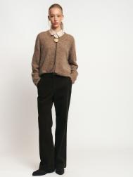 Вельветовые брюки прямого силуэта из хлопка ZOLLA