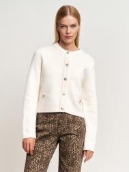 Короткий кардиган-жакет на пуговицах ZOLLA