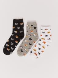 Набор высоких носков (3 пары в комплекте) ZOLLA