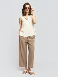 Прямые брюки на резинке со стрелками ZOLLA