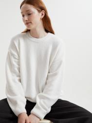 Вязаный бархатистый джемпер ZOLLA