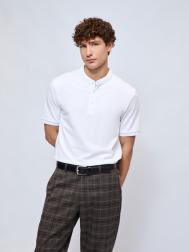 Футболка поло с воротником-стойкой ZOLLA