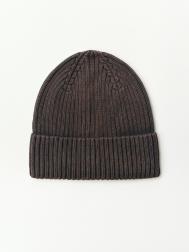 Вязаная шапка-бини из хлопка ZOLLA