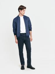 Брюки силуэта Slim из хлопка ZOLLA