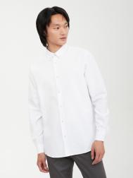 Офисная прямая рубашка с длинным рукавом ZOLLA